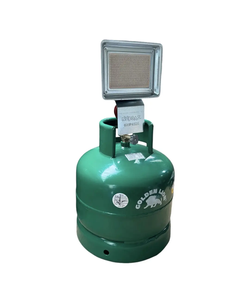 Газовый обогреватель Nurgaz NG-309 1,5 кВт + Баллон Rudyy 15л в комплекте + горелка на баллон в подарок 101877 фото