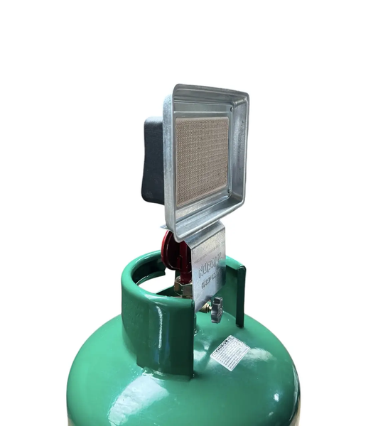 Газовый обогреватель Nurgaz NG-309 1,5 кВт + Баллон Rudyy 15л в комплекте + горелка на баллон в подарок 101877 фото