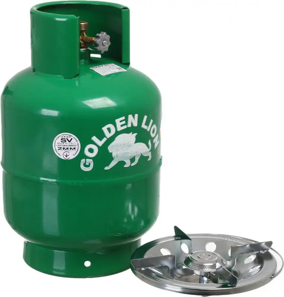 Газовый комплект Golden Lion Rudyy 8 литров RK-8 2.5кВт с горелкой и высокой ручкой 101169 фото