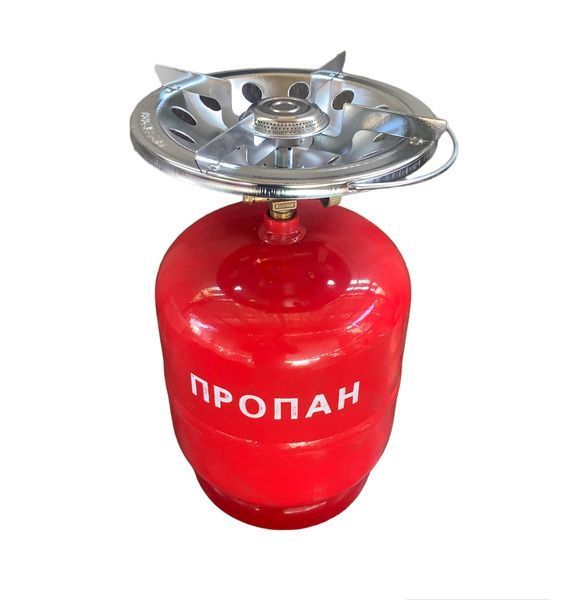 Газовий балон з пальником на 5л INTERTOOL GS-0005: Ваш незамінний помічник для Кемпінгу та Подорожей 101552 фото